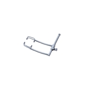 Murdoch Eye Speculum #3 Large With Lock Screw, Round Open-Wire Blades Curved Slightly Upward, Blade Length Of 15.0mm, Spread Of (27.0mm +-2.5mm), Overall Depth Of  2"" (51mm +-2.0mm) Overall Width Is 1 3/4"" (45mm +-2.0mm) 